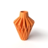 The Javero Vase, Modern and Unique Home Decor for Dried and Preserved Flower Arrangement - Black - Large