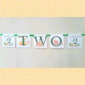 Personalised Farmyard Banner,2nd Birthday Farmyard Party Bunting