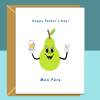 Funny Father's Day Card - For Dad - Personalised inside - Ideal cute card for Fathers Day - Large - Blank inside