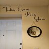 Take care love you, above door quote, wall quotes, wall decor, personalised, bespoke, custom, family quotes. Wooden letters
