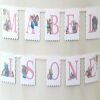Personalised Dumbo Banner, Dumbo Name Banner, Dumbo Nursery Decor - No bows