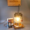 Bullfinch Hand light No. 1616 - Converted to Electric on a wooden base