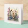 Notelet Card of a Owl For Anyone Any Occasion Card For Her or For Him Card For Birthday or Easter Card Thank You Card - Square (6x6) / Blank Message