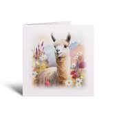 Notelet Card of a Llama For Anyone Any Occasion Card For Her or For Him Card For Birthday or Easter Card Thank You Card