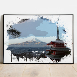 Mount Fuji - Japan - Print - A4 - Standard - Print Only