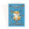 Video Gamer Birthday Card - Shiba Inu - A5 Portrait - 1 Card