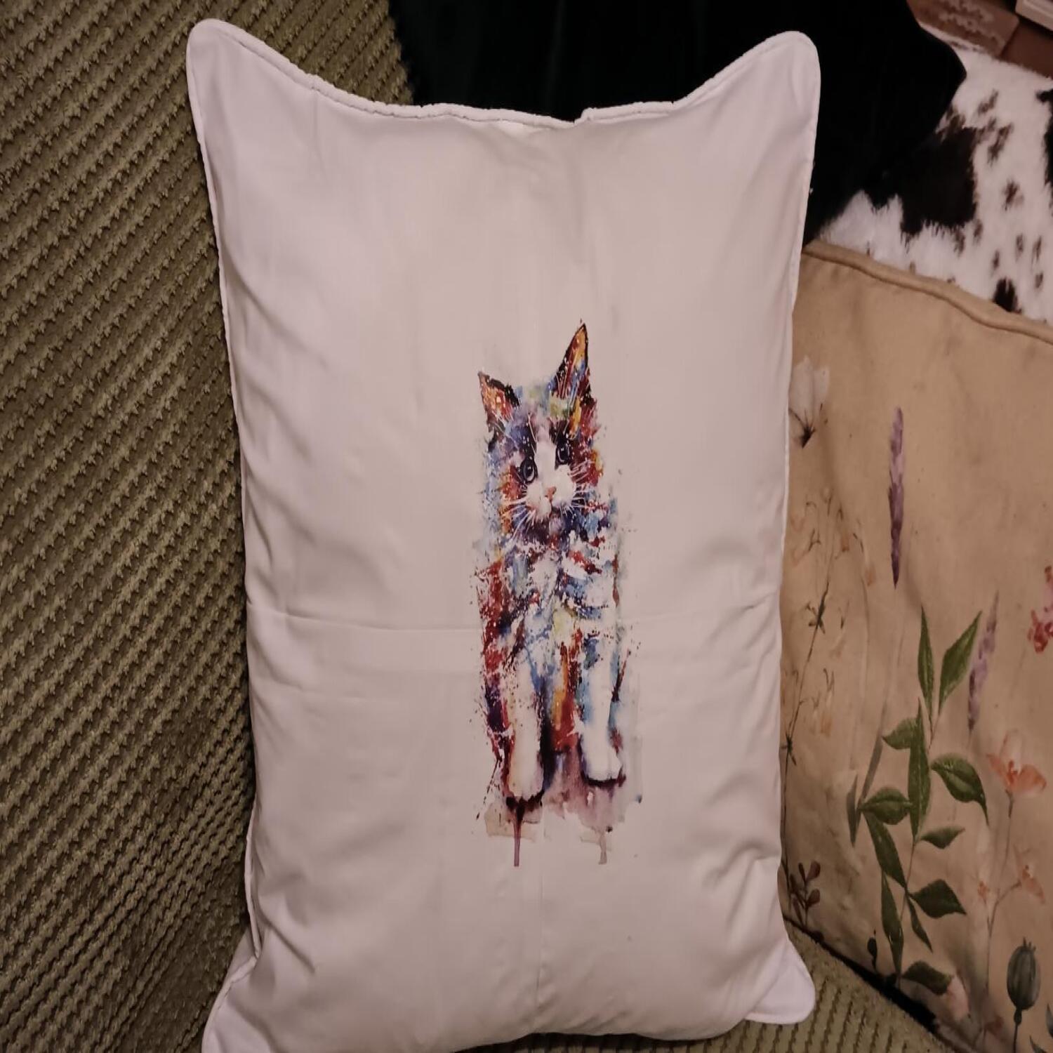 Kitten Cushion Cover 