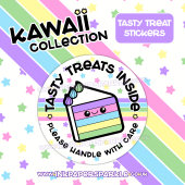 Kawaii Treat Delivery Stickers