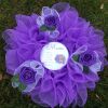 Handmade Personalised Memorial Wreath, Flower Memory Wreath - Without lights