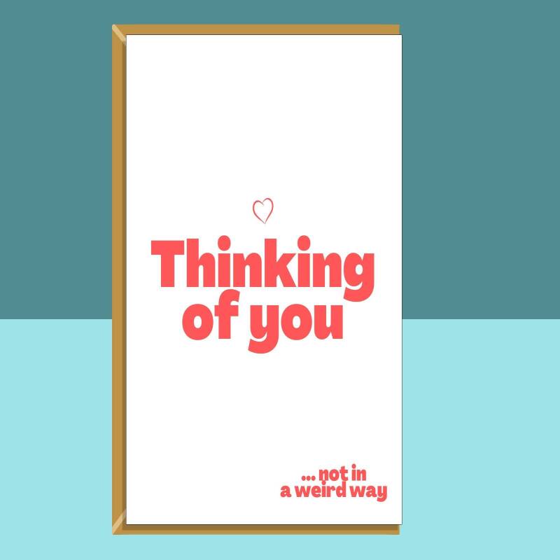 Funny Personalised Get Well Soon - Thinking of You Card - For Him or For Her - Cheeky Card - Blank inside - Small