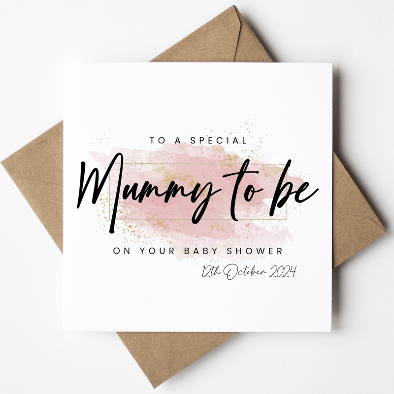 Baby Shower Card | Mummy to be card, Happy baby shower, New Mum card, Mum to be, Mummy to be, New baby card, Personalised Baby Shower Card