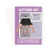 Funny Birthday Card - Trending Woman Falling Through Window - A5 Portrait - 1 Card