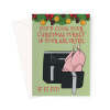 Air Fryer Christmas Card - A5 Portrait - 1 Card