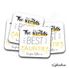 Personalised World's Best Auntie Drinks Coaster - Auntie Gift, Best Auntie Gift, Christmas Gift, Stocking Filler, Personalised Gift - Single Coaster