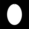 Circle blanks sublimation aluminium 152mm 6" diameter pack of 10 - White 0.5mm