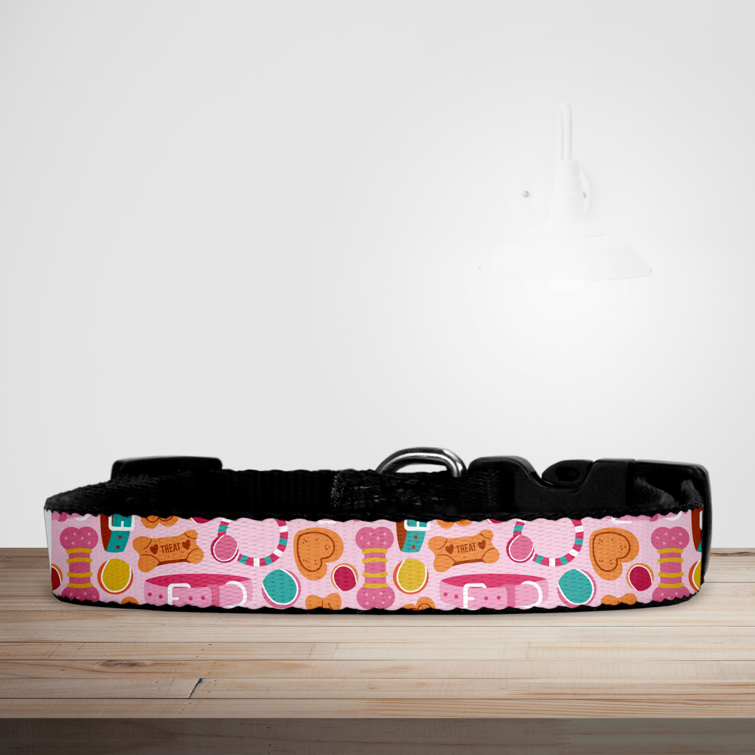 Puppy Love Collars, Treats & Toys Print Dog/Puppy Collar - Small (29cm-46cm)