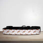 Nature Collection Pink & Orange Butterfly Print Dog/Puppy Collar
