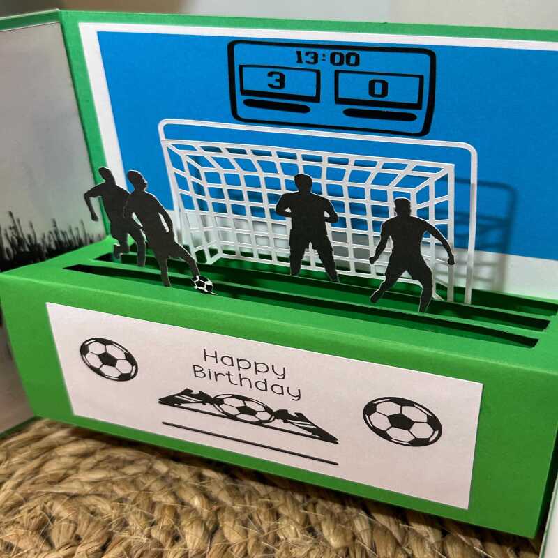 Surprise the Sports lover in your Life with a Handcrafted Football Pull Tab Card
