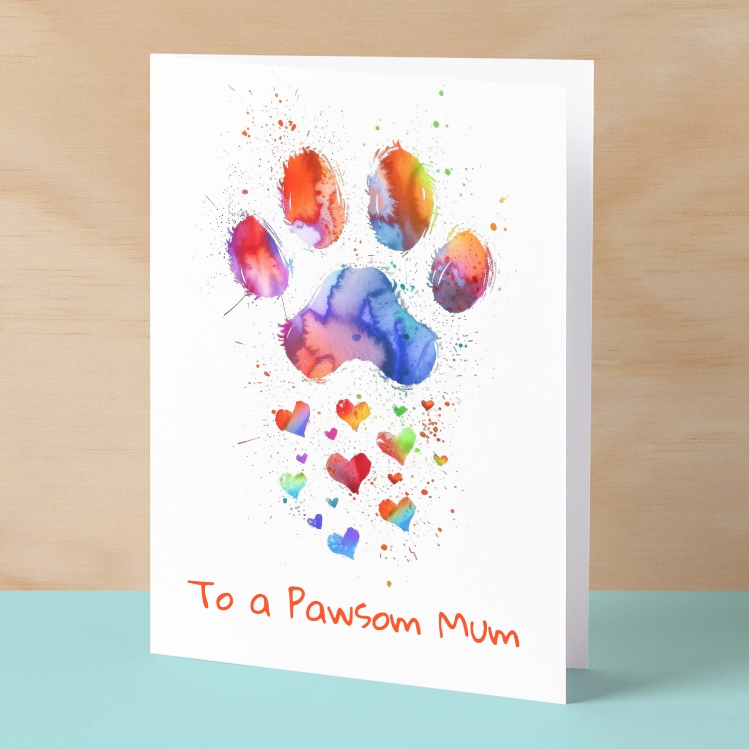 Mother's Day Card From The Dog Mother's Day Mothers Day card Mothering Sunday Happy Mother's Day Card For Mom Mommy Mum Mummy - Small (4x6) / Blank Message