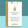 Funny Birthday Card - Getting old - For him or for her - Rude, Sarcastic, Cheeky Card