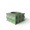 The Averth Planter Pot with Drainage Tray & Stand Included - Matte Dark Green - 3"
