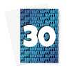 Happy 30th Birthday Card | Birthday Wishes For Him - A5 Portrait - 1 Card