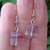 Fluorite Earrings - Stabilising