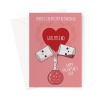 Cute Chemistry Valentine's Day Card For A Girlfriend - A5 Portrait - 1 Card