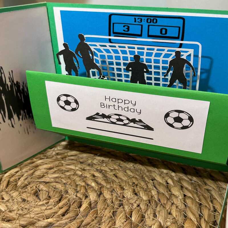 Surprise the Sports lover in your Life with a Handcrafted Football Pull Tab Card