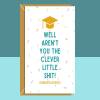 Funny Graduation Card - For Him or For Her - For those graduating from college or university, law school or other - Can be personalised - Blank inside - Large