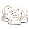 Wedding favour Coasters for guests, Custom wooden coasters