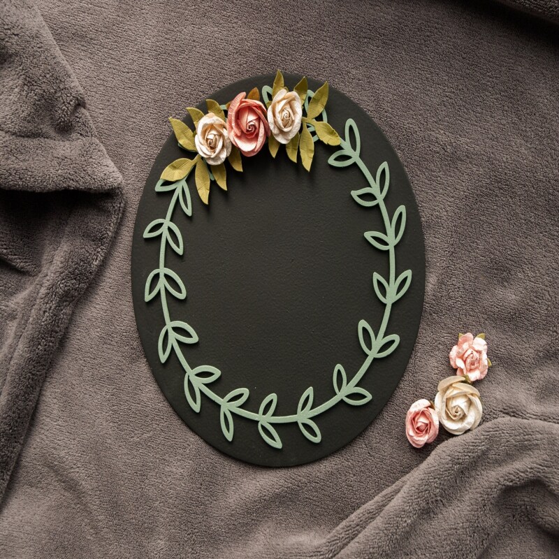 Floral Newborn Monthly Milestone Chalkboard - Perfect for Capturing Baby Photos and Moments. Great for baby shower gifts and accessories