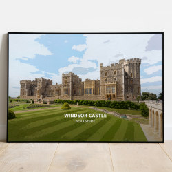 Windsor Castle - Berkshire - Print - A4 - Standard - Print Only
