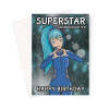 Birthday Wishes For Granddaughter - Superstar Anime Girl Card - A5 Portrait - 1 Card