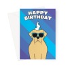 Golden Labrador Dog Birthday Card - A5 Portrait - 1 Card