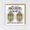 Here's a pair of knockers you can stare at without getting a slap funny, rude, breasts, boobs, tits, Valentines card (A6/A5/A4/Square 6x6") - A6: Single card