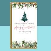 Christmas Card - Grandparents - Grandma - Nan - Grandpa - Granddad - Xmas Card - Personalised